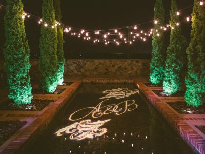 Reflection Pool Design Custom Monogram